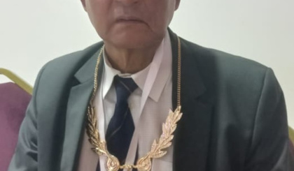 Antonio Gopal decorated with Anoca’s ‘Order of Merits’