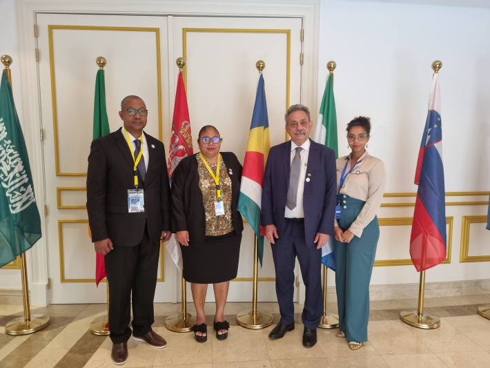 Seychelles delegation attends 147th IPU assembly