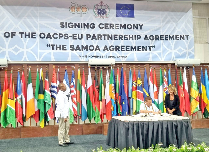 Seychelles signs Samoa Agreement alongside EU and OACP Member States