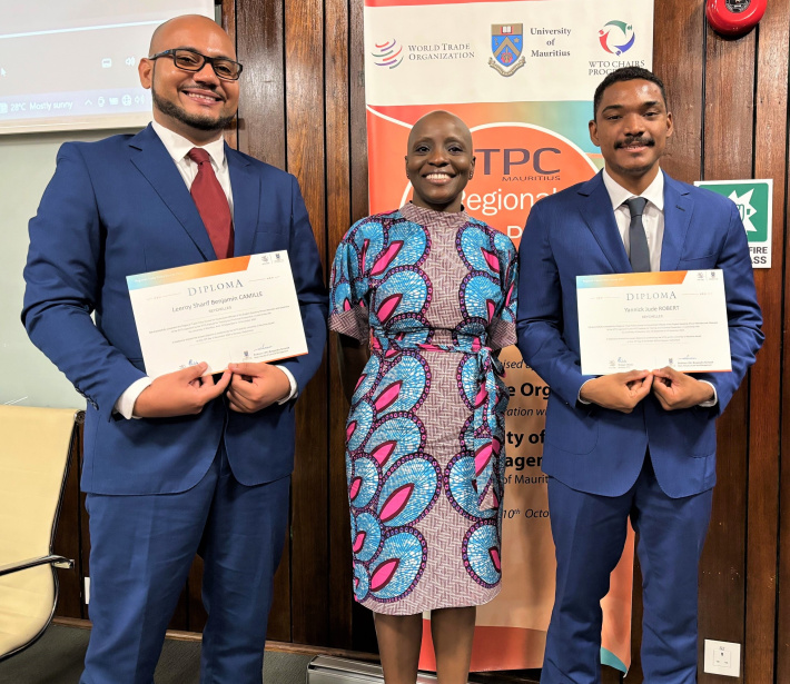 Trade officers attend diploma regional trade policy training