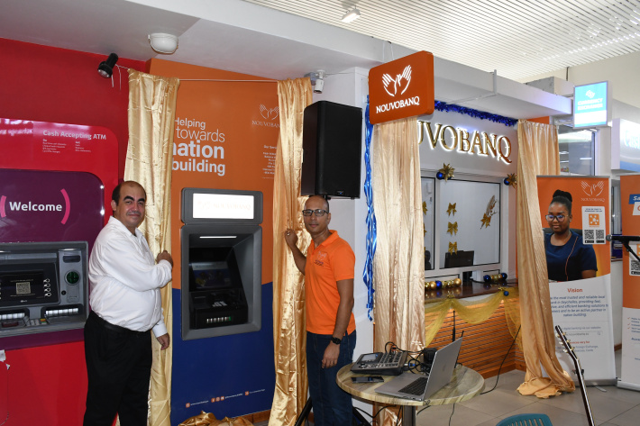 Nouvobanq re-opens revamped kiosk at Seychelles International airport