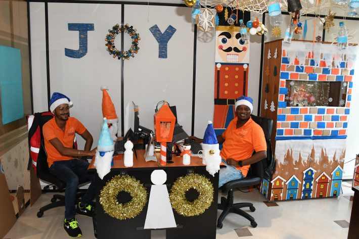 Nouvobanq staff create amazing handmade decorations for Christmas