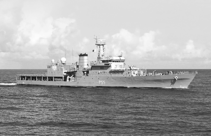 Indian naval ship Sharda calls in Port Victoria