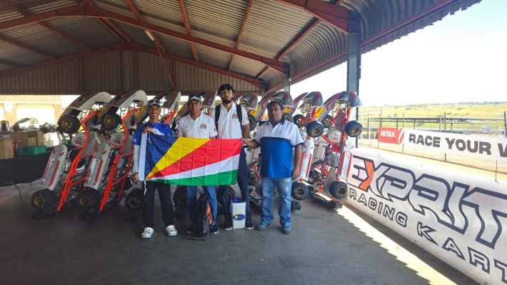Seychelles karting in South Africa at African Karting Cup