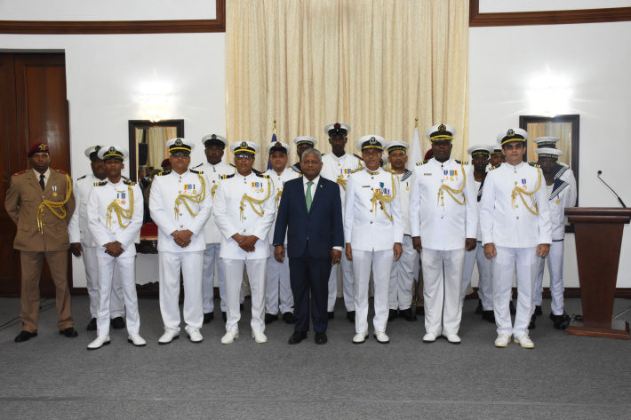 Naval officers recognised  for courage and bravery