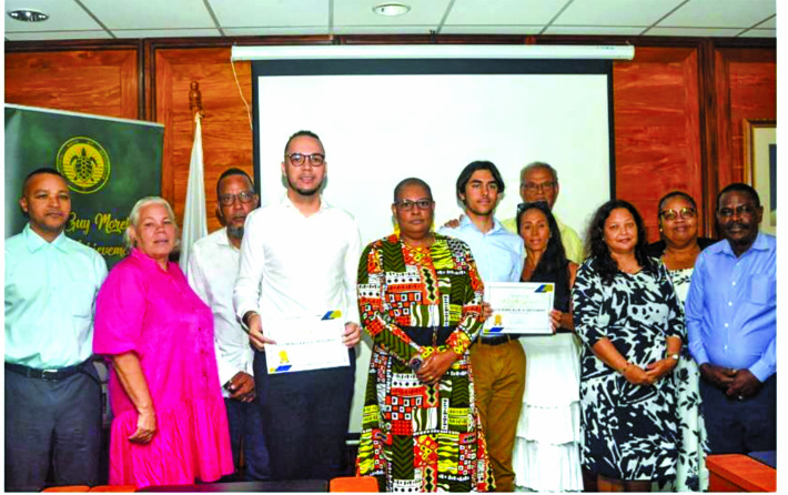 Aden Grandcourt and Keith Mondon awarded CBS’ Guy Morel High Achievement Scholarship for 2024