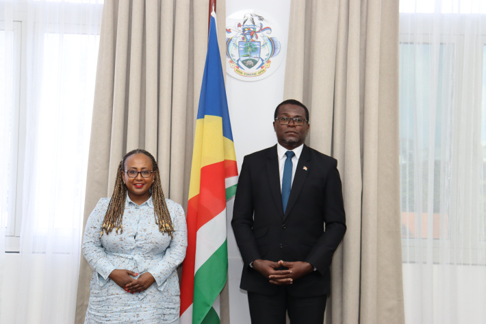 Minister Joubert meets Ethiopian ambassador   