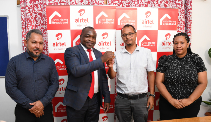 Airtel Seychelles renovates homes of three Cascade pensioners