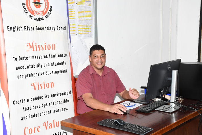 Chat with Steve Hoareau, head teacher of English River secondary school