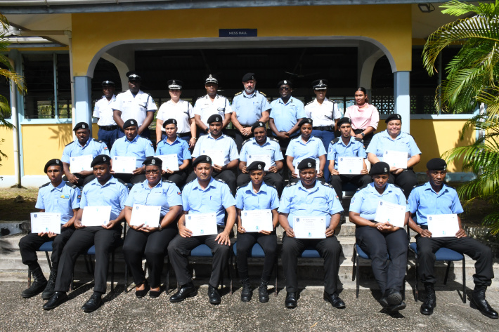 Prison officers complete intense course in core areas