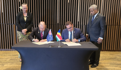 Seychelles and Cook Islands sign joint communiqué