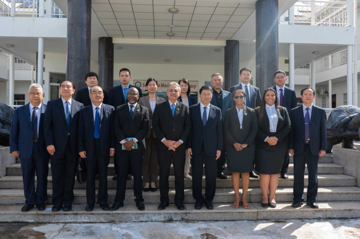 High-level Chinese delegation pays a visit to the National Assembly