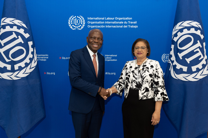 Minister Francourt attends 112th session of the International Labour Conference