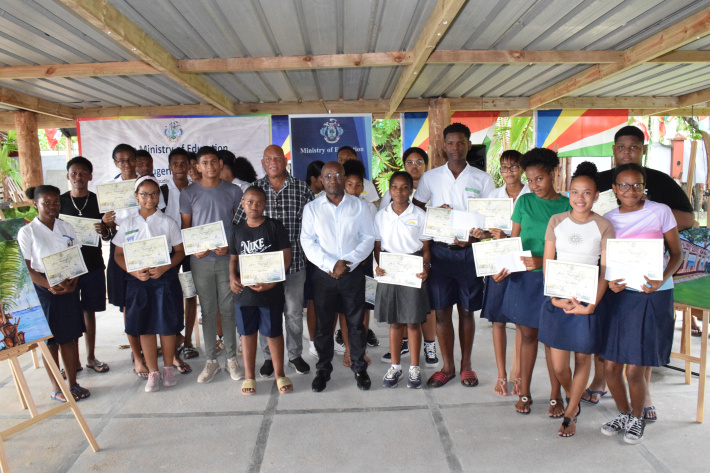 Beau Vallon secondary wins first ever Arts Talents Quest Exhibition