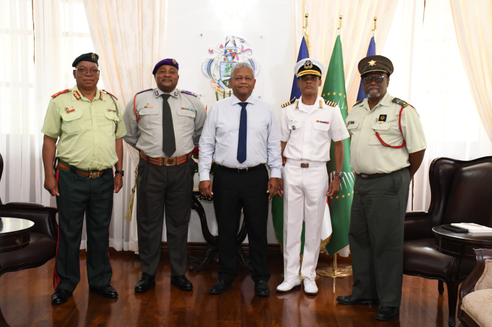 Military chaplain generals from the SADC call on President Ramkalawan