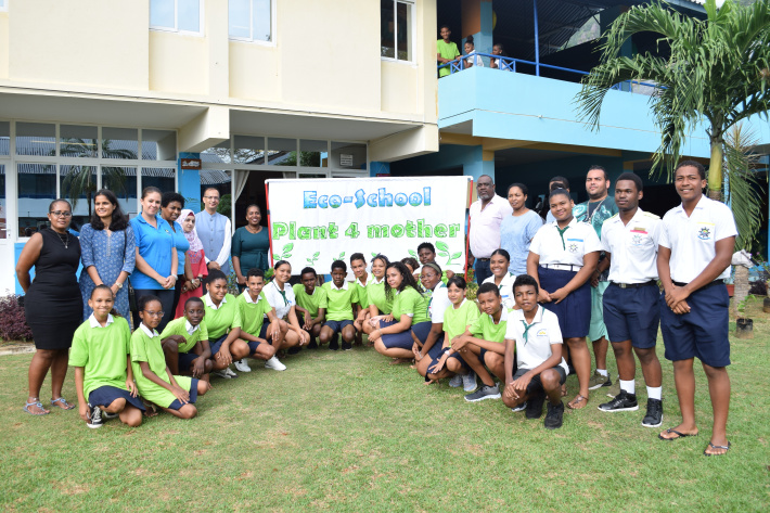 Mont Fleuri secondary beautifies school compound