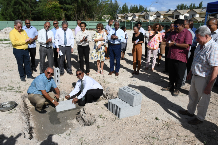 Foundation stone laid for mid-range condominium project