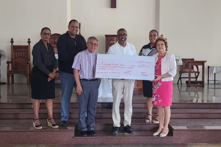 Anglican Diocese makes second donation to Dec. 7 Disaster Fund   