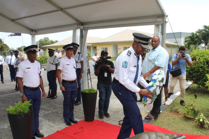 First police memorial wall unveiled