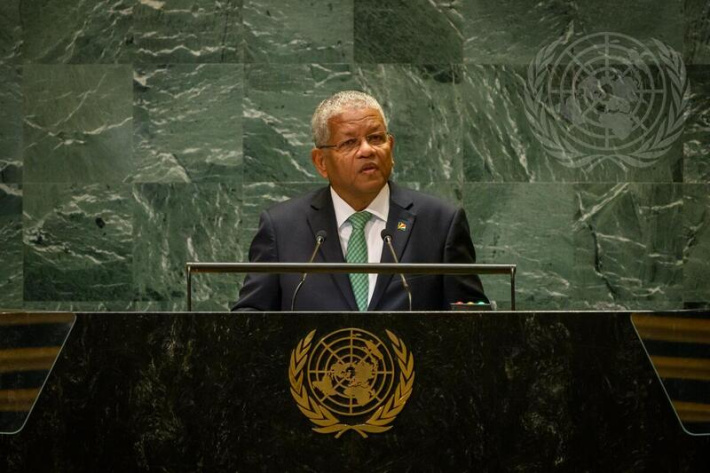 President Wavel Ramkalawan addresses 79th United Nations General Assembly in New York City, USA