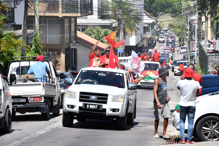 United Seychelles i organiz son premye motorcade dan rezyon Nor