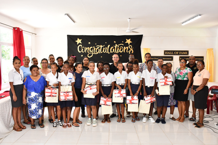 Grand Anse Mahé primary school rewards outstanding performers