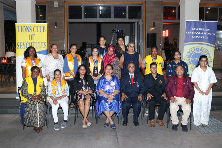Seychelles Centennial Women Lions Club and Lions Club of Seychelles hold induction night for 2024-2025 Lionistic Year