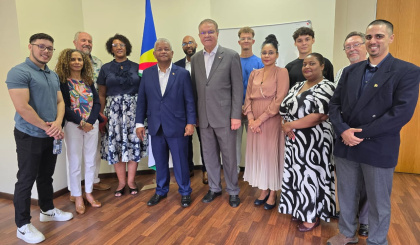 President Ramkalawan visits Seychelles Mission in Pretoria