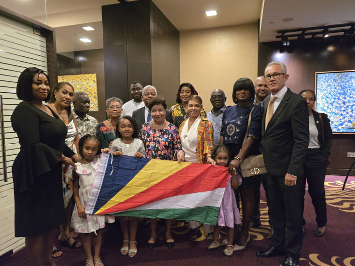 President Ramkalawan engages with Seychellois community in Ghana