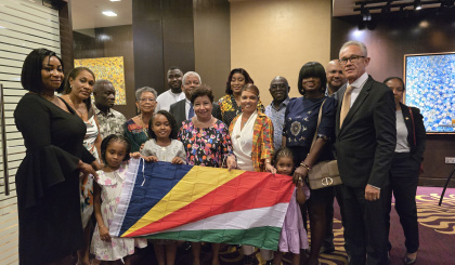 President Ramkalawan engages with Seychellois community in Ghana