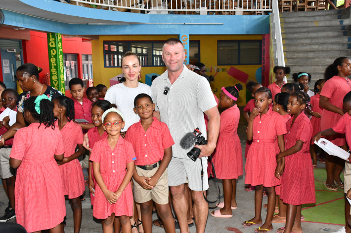 Cultural exchange promotes friendship between Latvian and Seychellois pupils