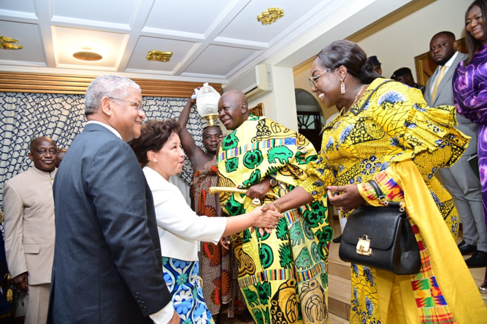 President Ramkalawan gets Royal welcome in Kumasi, Ashanti Kingdom