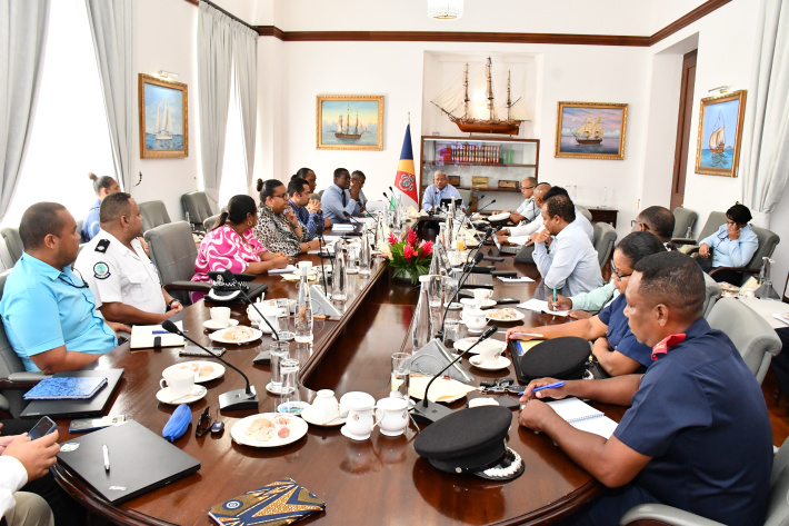 President Ramkalawan chairs meeting on flood-related interventions ...