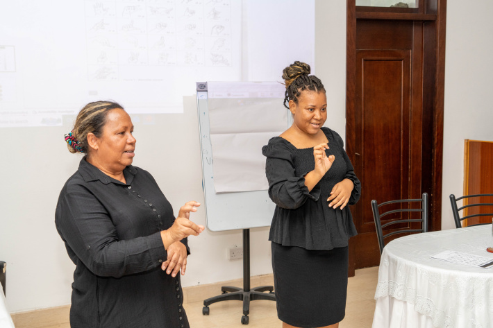 National Assembly members learn sign language