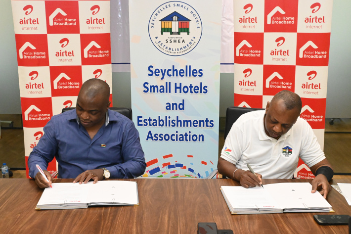 SSHEA sign MoU with Airtel Seychelles, Ethiopian Airlines