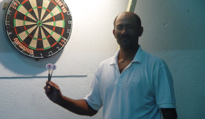 Interview with darts player Terrence Hallock