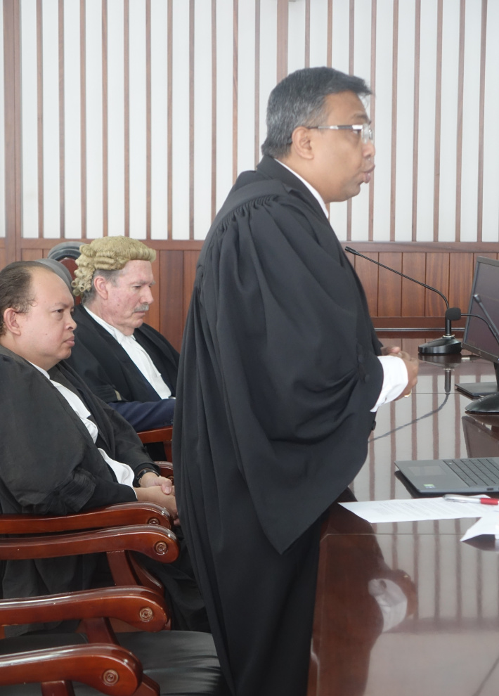 Supreme Court holds ceremonial sittingi n honour of late attorney William Herminie