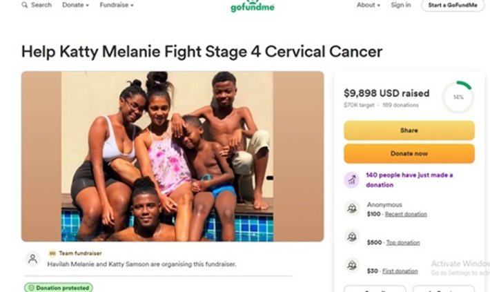 Katty Melanie Samson seeks funding for treatment