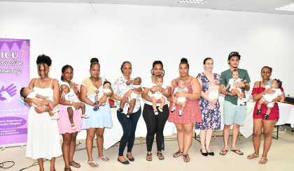 Third cohort of preemies graduate under NICU programme