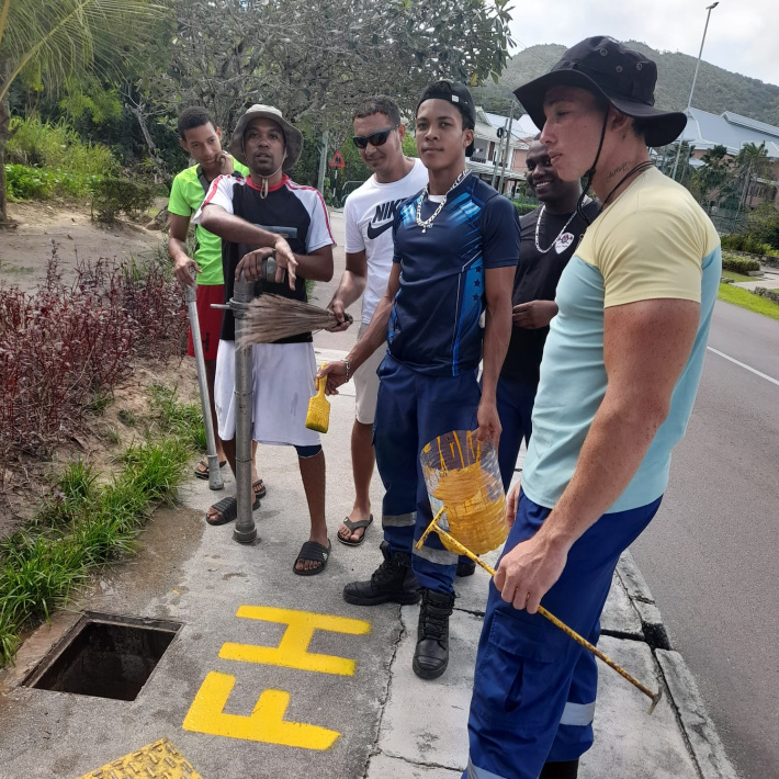 Praslin residents urged to respect designated fire hydrant areas