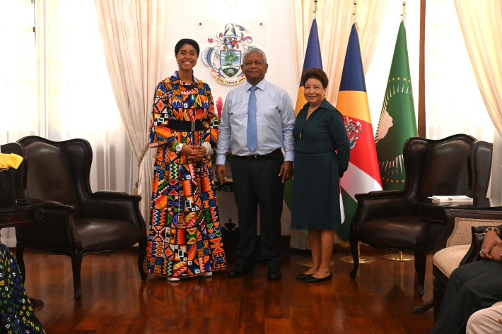 American film maker Zuriel Oduwole calls on President Ramkalawan