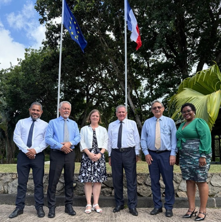 Visite du Sénateur Michel Laugier aux Seychelles