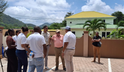 Tourism minister tours establishments in Grand Anse Praslin