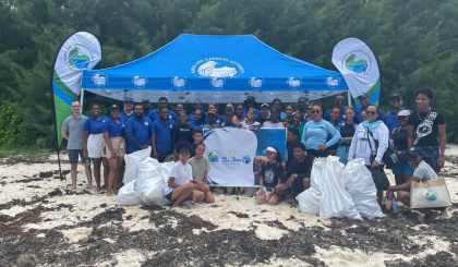 SPGA organises special beach cleanup for Ste Anne Marine Park’s 52nd anniversary