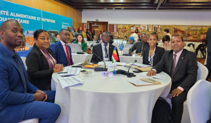 Minister Joubert defends Seychelles’ position at Conference on Food Security and Nutrition   