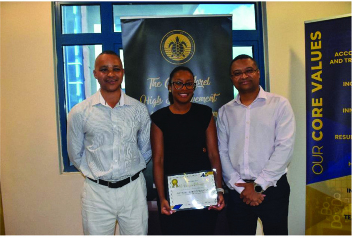 CBS awards Vanessa Petrousse the Guy Morel High Achievement Scholarship for 2025