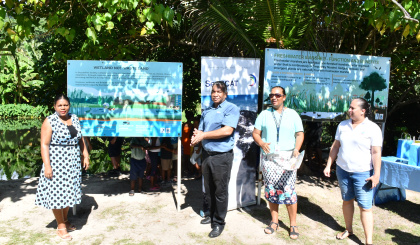 Anse Etoile unveils outdoor classroom