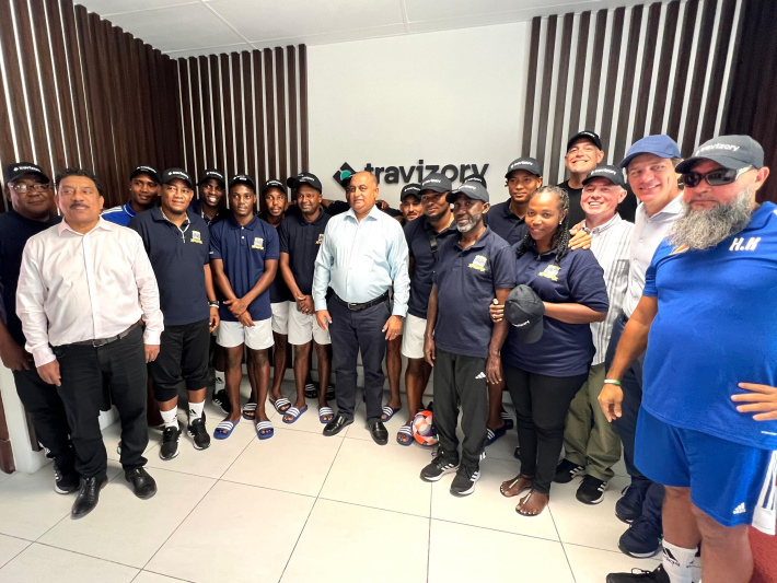 Travizory celebrates Seychelles national beach soccer team’s historic World Cup debut