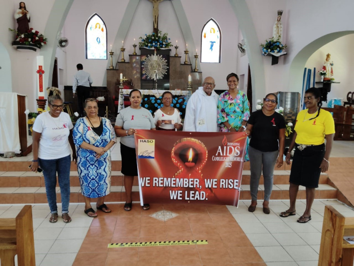 HASO marks international Aids candlelight memorial