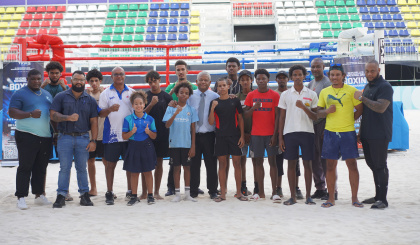 President Ramkalawan visits Paradise Arena ahead of International Boxing Tournament